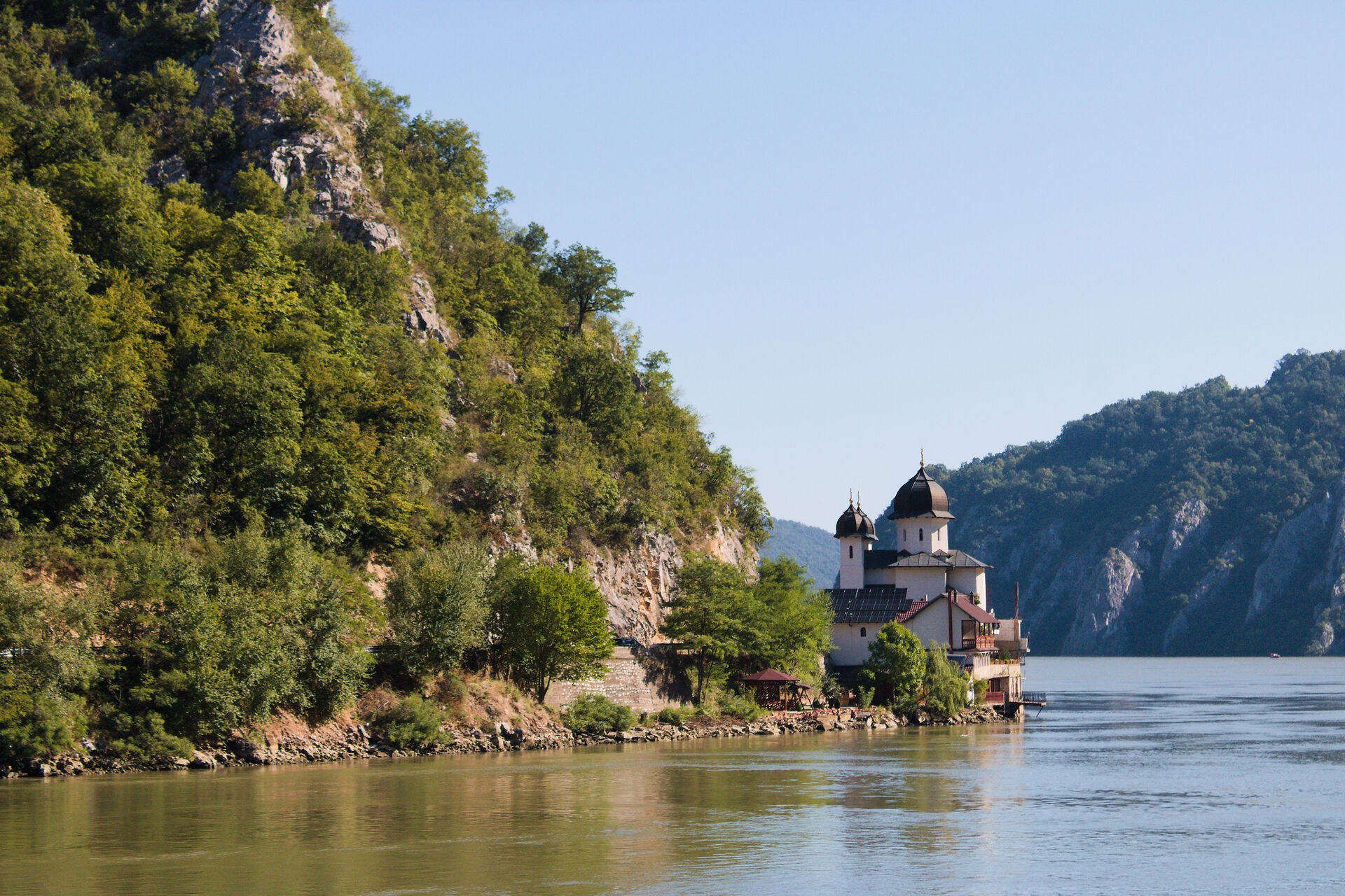 Kloster Mraconia am Donauufer